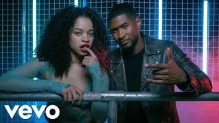 Usher ft. Ella Mai - Stay A Little Longer (Lyrical Music Video)