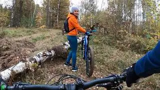 Катаем с Леной по осенним закоулкам! ВЕЛОПОКАТУШКА 