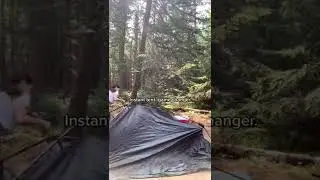 This instant tent is the best thing I ever purchased .⛺️ #camping #outdoors #shorts