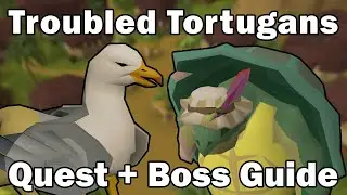Troubled Tortugans Quick Quest Guide w/ Full Boss Fights - OSRS Sailing