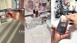 packing kpop photocards || asmr tiktok compilation 🏝