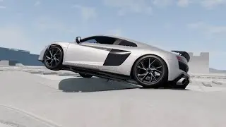 How GOOD is the Audi R8 Suspension in BeamNG.Drive