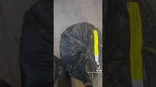 #dumpsterdiving for new bags and backpacks