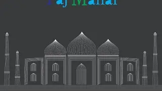 How to make Taj Mahal in CorelDraw