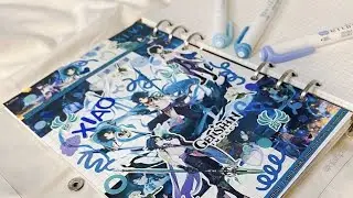 Genshin Impact Journal with Me ft. Xiao #shorts