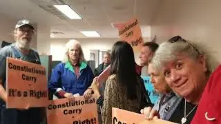 FL Rep. Chuck Brannan refuses to answer any questions about constitutional carry.