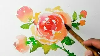 Watercolor Painting - Roses - Jay Art