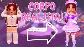 COMO FICAR COM UM CORPO REALISTA NO ROYALE HIGH! - Roblox