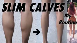Do this every day to SLIM CALVES quick!? Best Routine: Workout, Stretches & Massage. No equip UBCBD