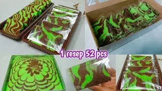 SOLD OUT IMMEDIATELY ‼️ A Must-Try IDR 1,000 Sales Idea | CHOCOLATE PANDAN ZEBRA BOLU | Snackbox