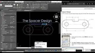 Autocad - The Spacer Design