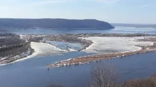 Вертолётная площадка в Самаре. Времена года.