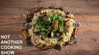 MUSHROOM TRUFFLE RISOTTO...the perfect valentine's day meal