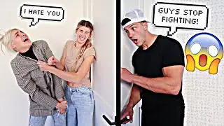 Fighting With My Sister With Door Locked Prank On Husband!!