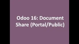 Odoo 16: Upload/Download Document