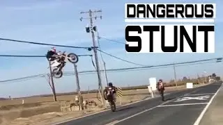 DANGEROUS STUNT! AWESOME STUNT! RockTheRoad