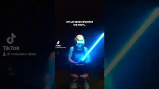 Ani-Obi Lightsaber Speed challenge 
