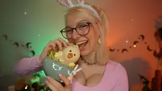 ASMR Eating Chocolate Chicken ˖ & Bunny 💋 PERSONAL ATTENTION