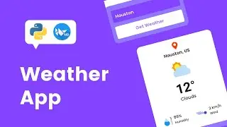 ☁ How To Create Weather App Using KivyMD And Python | Weather App | OpenWeatherMap API