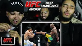 BRITISH BOYS REACT TOO 'BEST UFC KNOCKOUTS!!'