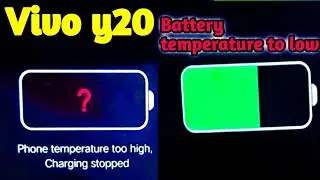 Vivo Y20 phone temperature too high || vivo y20 phone temperature too high charging stopped