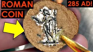 Silver Roman Coin Restoration - Full Process & Exciting Results