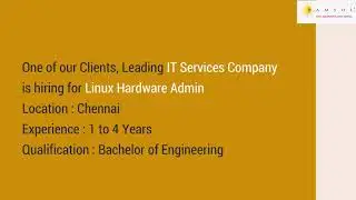 Linux Admin | Linux System Administrator | Linux Server Administration | Linux Admin Jobs