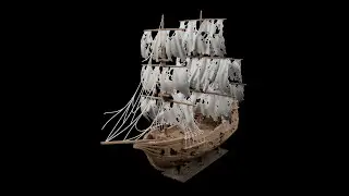 Ghost Pirate Ship, 3D printing item for Halloween!