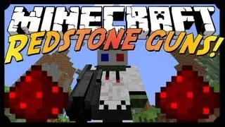 Minecraft Mod | RedStone Guns! [1.5.1] FIRE IN GAME ITEMS!