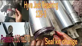Hyva Tipper jack repairing and seal kit replacement129-3