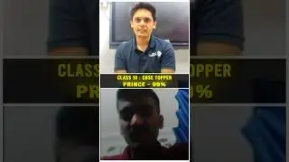 He Scored 99% by This Trick🔥| Class 10th Topper | Prashant Kirad #shorts