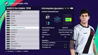 eFootball PES 2021: Vasco da Gama 1998 classic team (PS4)