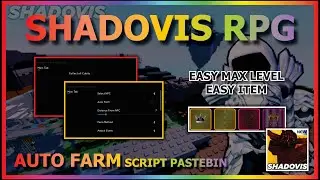 SHADOVIS RPG Script Pastebin 2022 AUTO FARM | COLLECT ALL CUBITS | AUTO REBIRTH | KILL AURA (BEST)