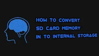 How to convert SD card memory in to internal storage