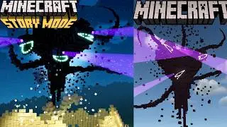 The Minecraft Story Mode Wither Storm Chase In Minecraft