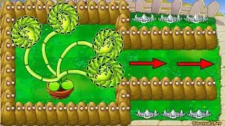 Plants vs Zombies Hack 9999 Threepeater Vs 9999 Giga Gargantuar Vs Dr Zomboss