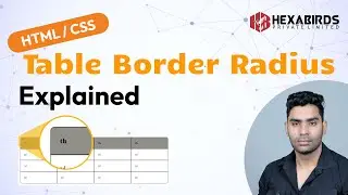 HTML Table Border Radius: Design Tips & Tricks - 2024 || Border - collapse Handling in table