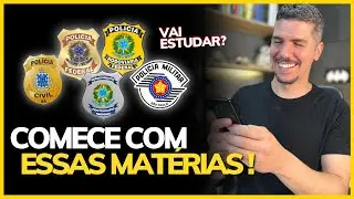 O QUE ESTUDAR PARA CONCURSOS POLICIAIS COMEÇANDO DO ZERO?