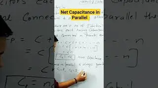 Net Capacitance in Parallel