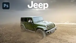 How to Create a Jeep Poster - Photoshop for Beginners