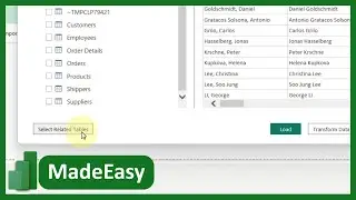 How To Use Select Related Tables Option in Power BI Navigator