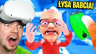 OGOLIŁEM BABCIE NA ŁYSO PRANK na VR!