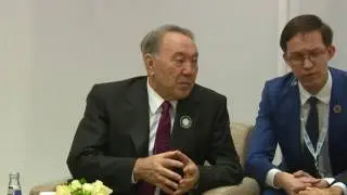 Нурсултан Назарбаев встретился в ОАЭ с главой IRENA Аднаном Амином