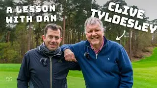 Clive Tyldesley has a lesson and then plays on the course with Dan | A Lesson with Dan | Episode 6