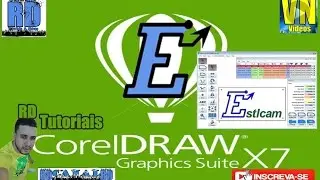 Criando Painel No Corel Draw X7 é Gerando Código No Estlcam v8