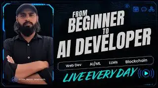 Complete AI Assisted Developer Course LIVE | Build AI Apps, Web Apps & Blockchain Projects | Day-26