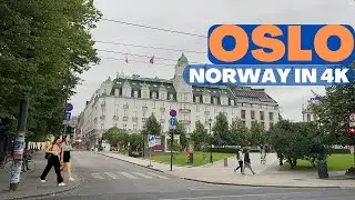 Oslo, Norway 🇳🇴 - Summer Walk - 4K/60fps HDR - Walking Tour