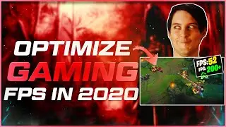 Optimize Gaming FPS | How to increase FPS in LEAGUE OF LEGENDS or any other game 2020