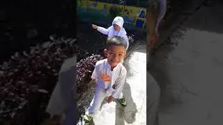 Hari pertama sekolah tk rempong abis 😎😎