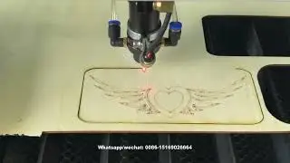 MDF wood co2 laser engraver and cutter